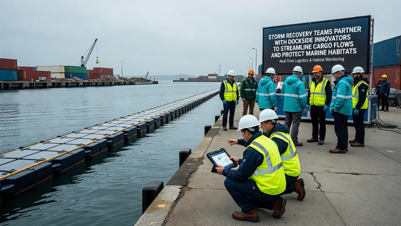 Storm Recovery Teams Join Dockside Innovators to Improve Port Logistics and Safeguard Coastal Ecosystems