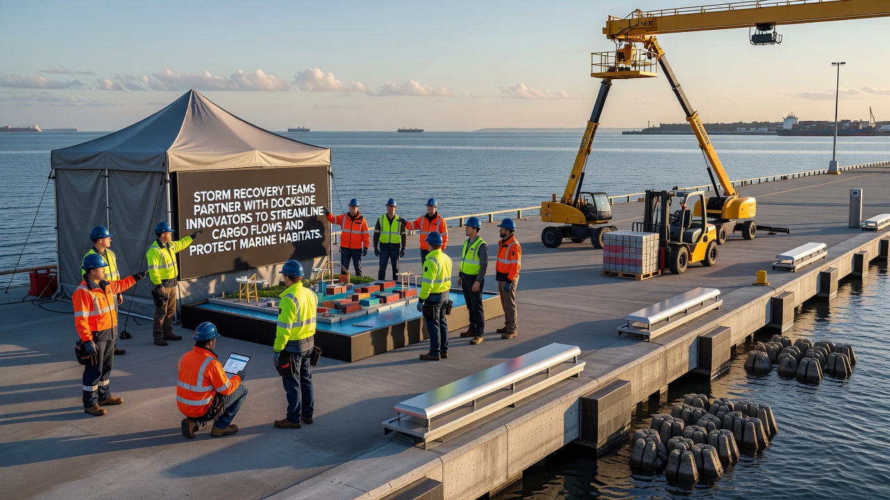 Innovative docking technology deployed to protect marine habitats during cargo operations